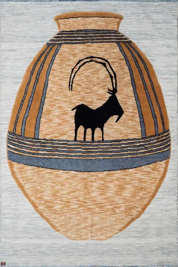 قالیچه گلیم فرش سیلک