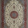 9 متری گل ابریشم طرح لچک ترنج