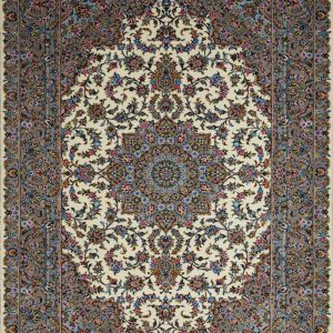 6 متری گل ابریشم طرح بهشت لچک ترنج