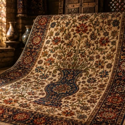فرش گلدانی